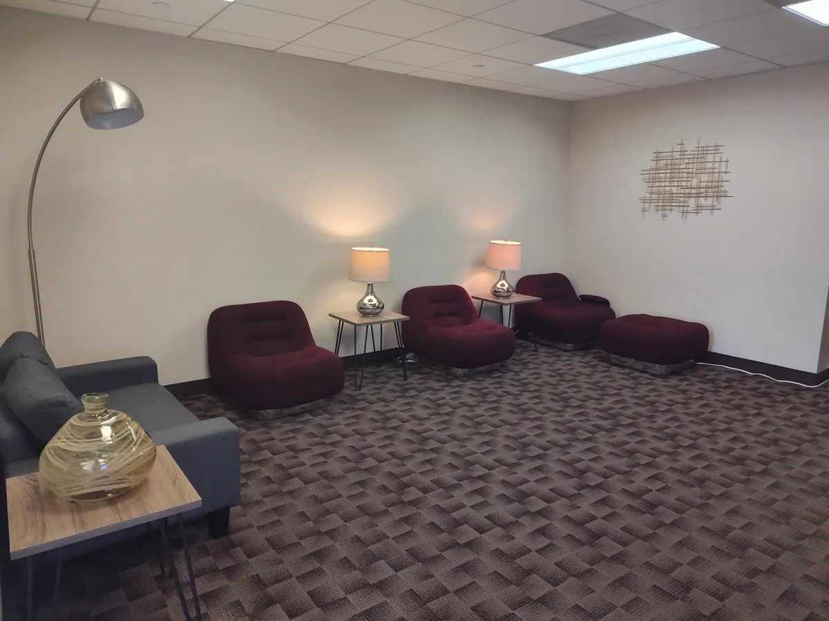 Office lobby and reception area
