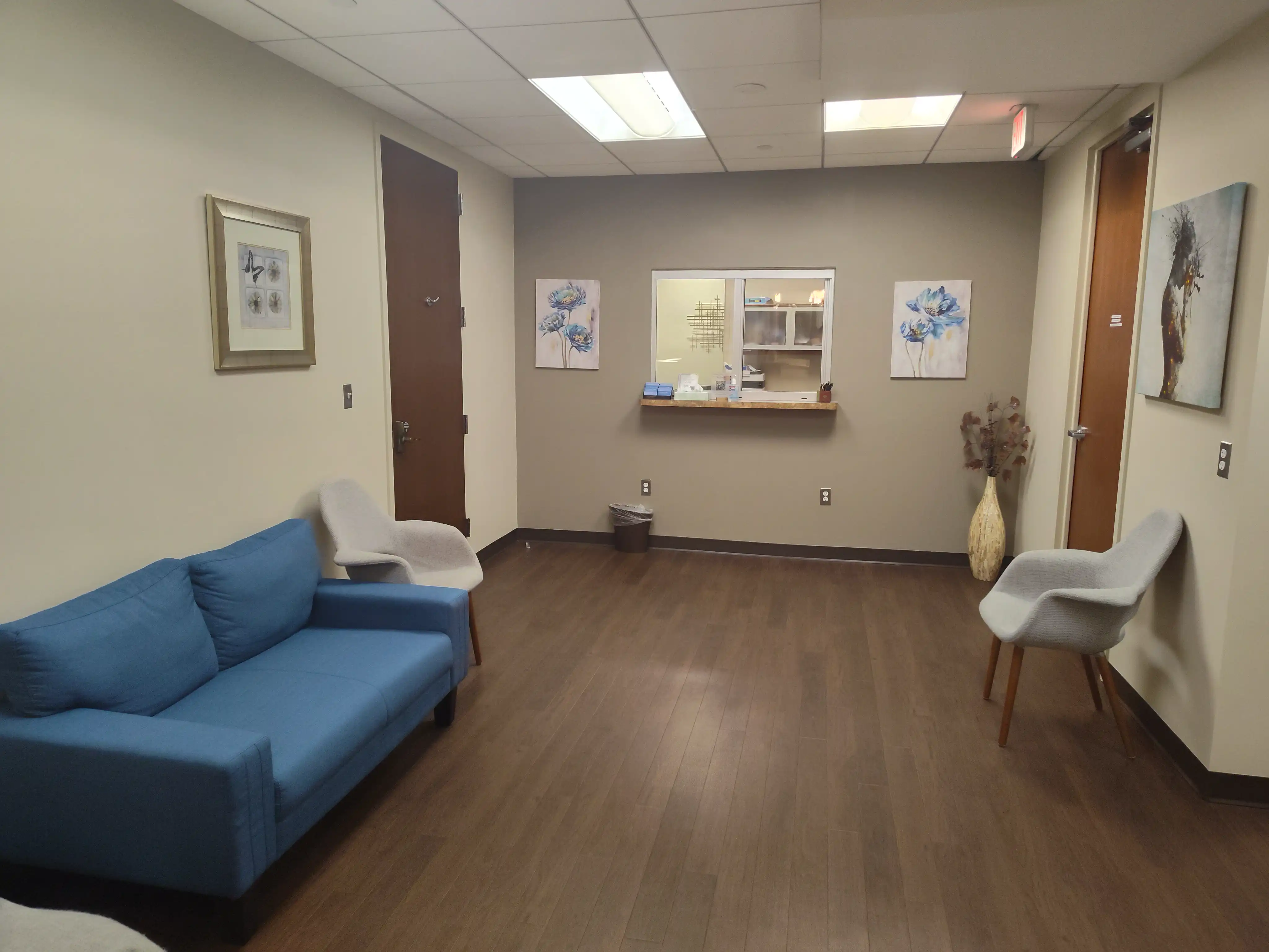 Comfortable waiting room